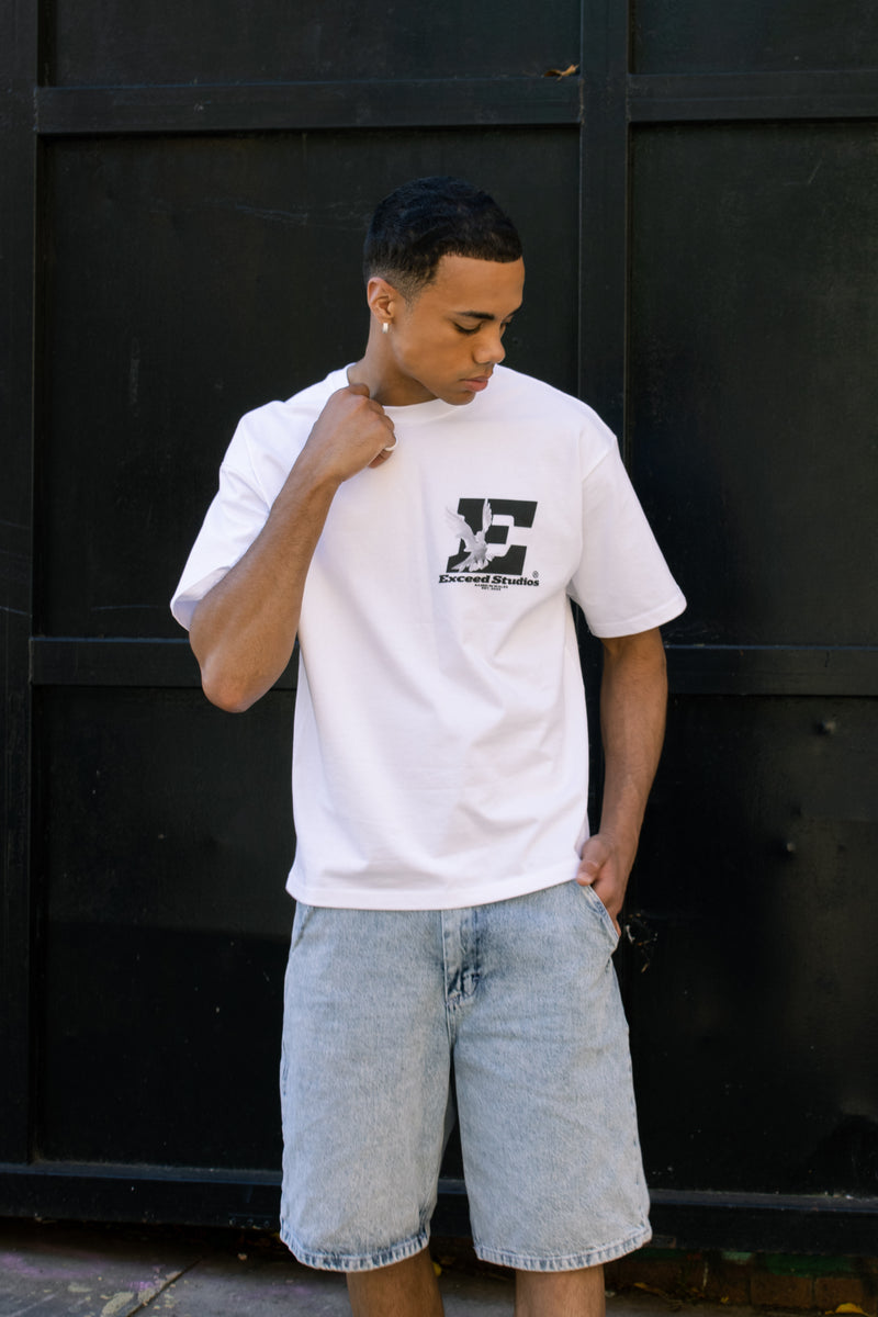 Exceed Studio Graphic Tee White