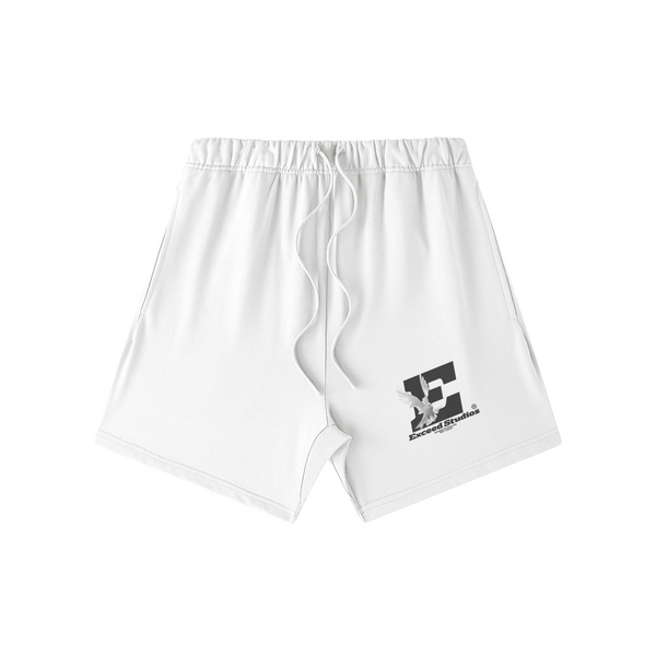 Exceed Graphic Shorts White